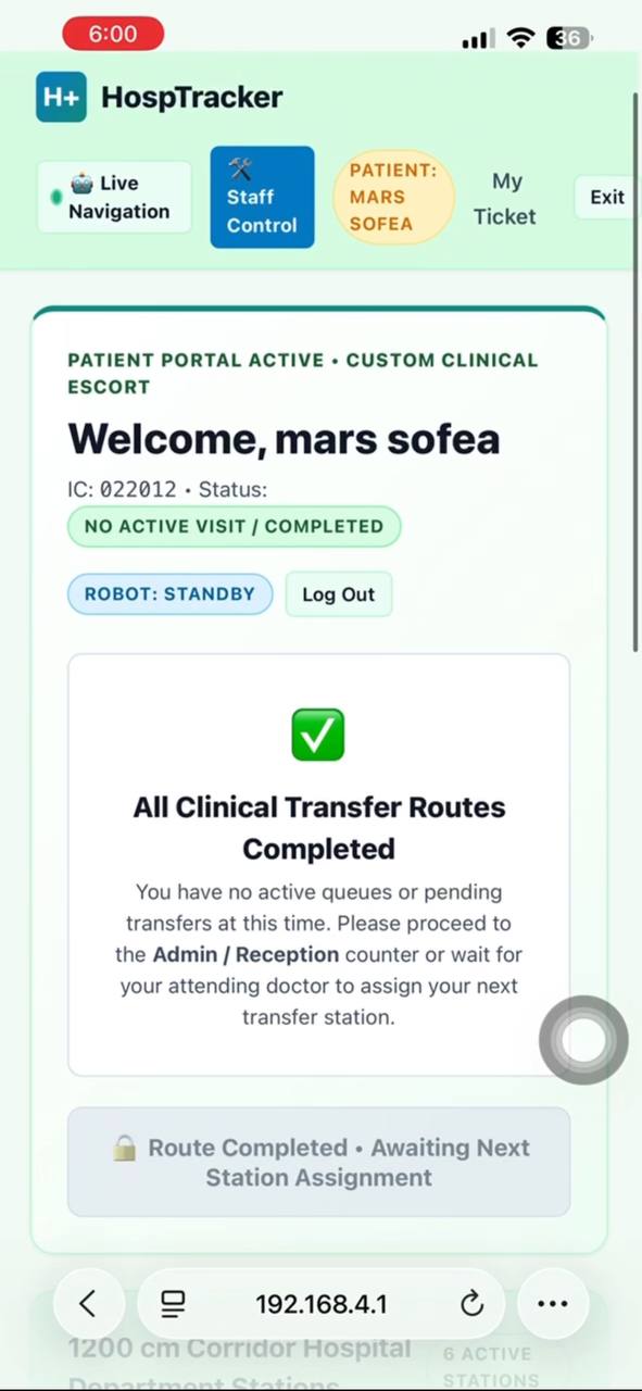 Hosp-Tracker Dashboard